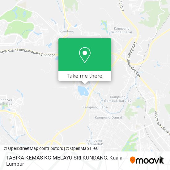 TABIKA KEMAS KG.MELAYU SRI KUNDANG map