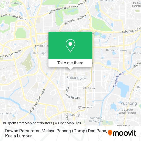 Dewan Persuratan Melayu Pahang (Dpmp) Dan Pena map