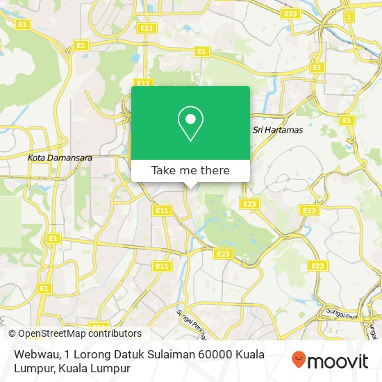 Peta Webwau, 1 Lorong Datuk Sulaiman 60000 Kuala Lumpur