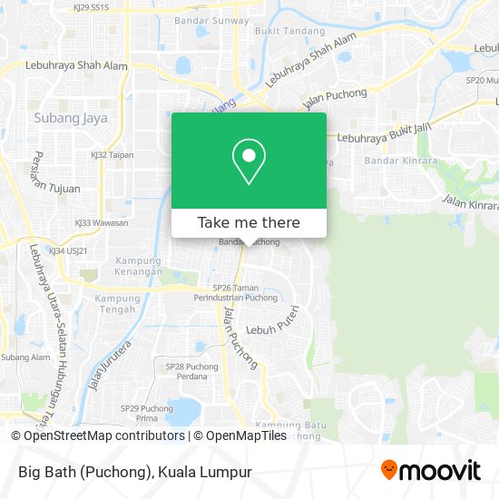 Big Bath (Puchong) map