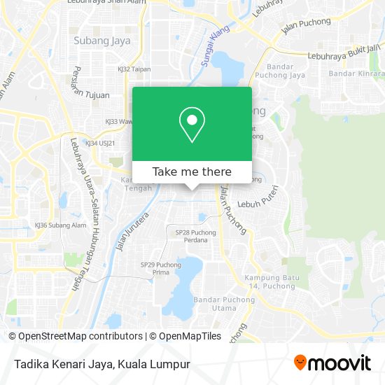Peta Tadika Kenari Jaya