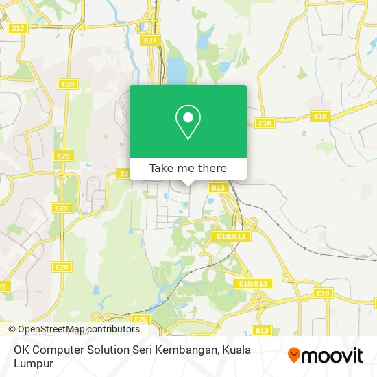 OK Computer Solution Seri Kembangan map