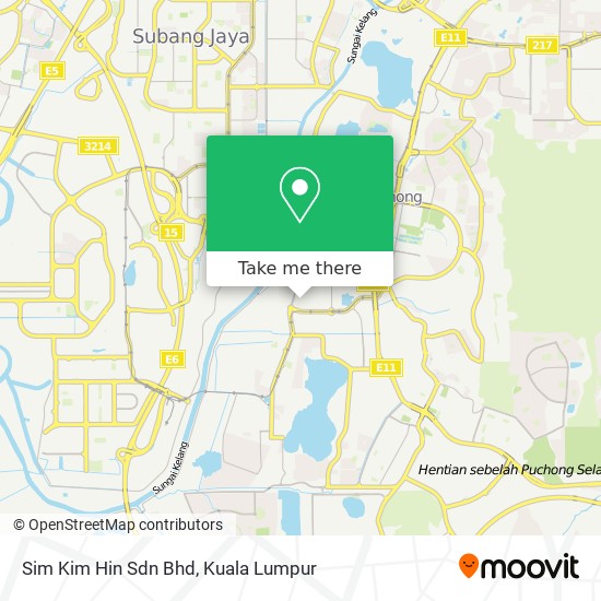 Sim Kim Hin Sdn Bhd map