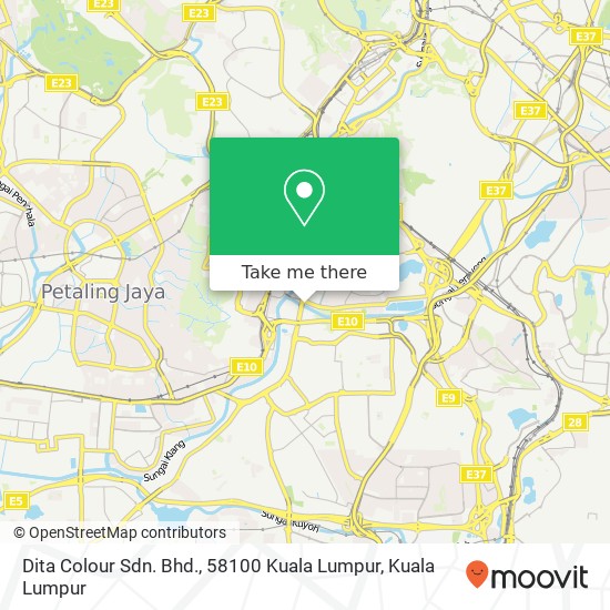 Dita Colour Sdn. Bhd., 58100 Kuala Lumpur map