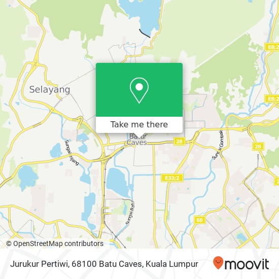 Peta Jurukur Pertiwi, 68100 Batu Caves