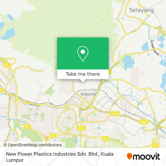 New Power Plastics Industries Sdn. Bhd. map