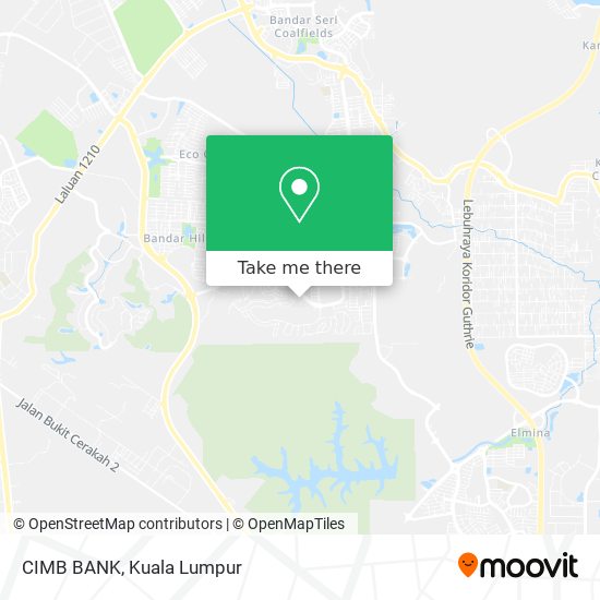 CIMB BANK map