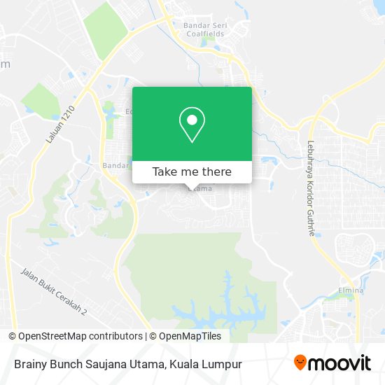 Brainy Bunch Saujana Utama map