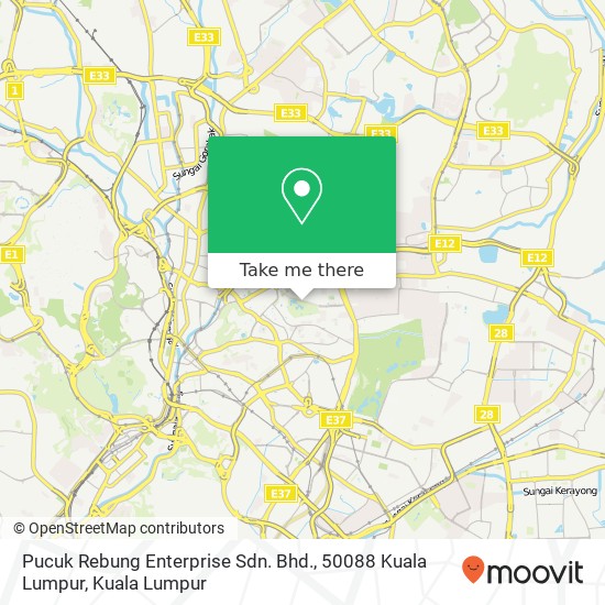 Peta Pucuk Rebung Enterprise Sdn. Bhd., 50088 Kuala Lumpur