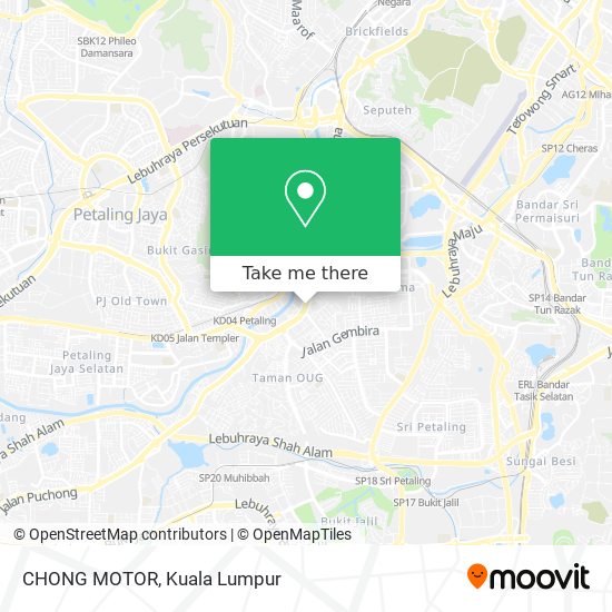 CHONG MOTOR map