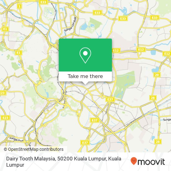 Dairy Tooth Malaysia, 50200 Kuala Lumpur map