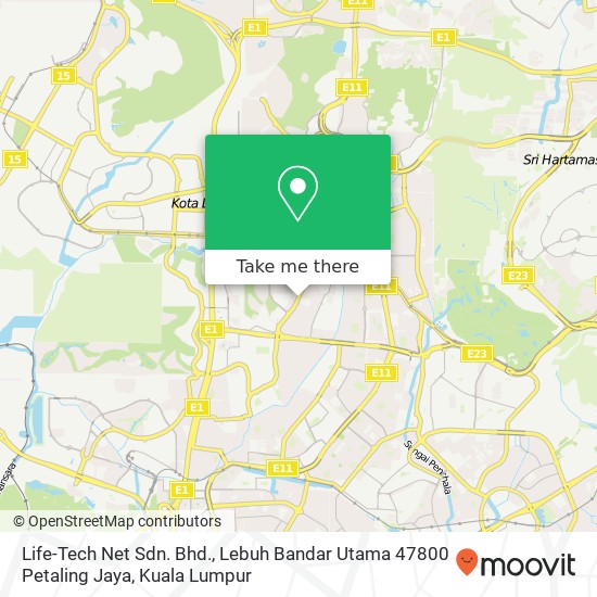 Peta Life-Tech Net Sdn. Bhd., Lebuh Bandar Utama 47800 Petaling Jaya