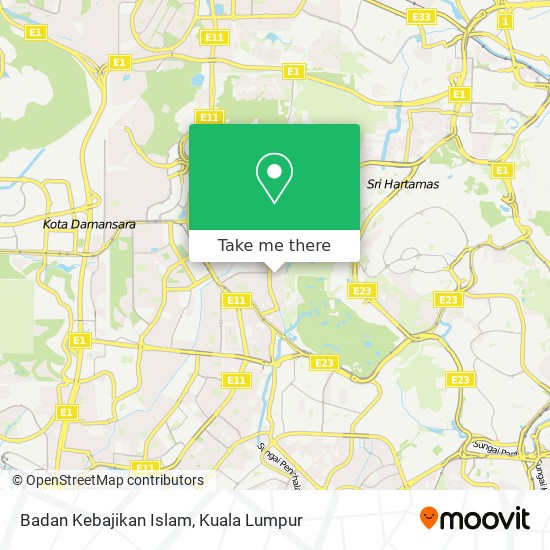 Badan Kebajikan Islam map