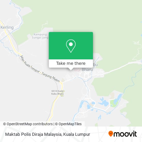 Maktab Polis Diraja Malaysia map