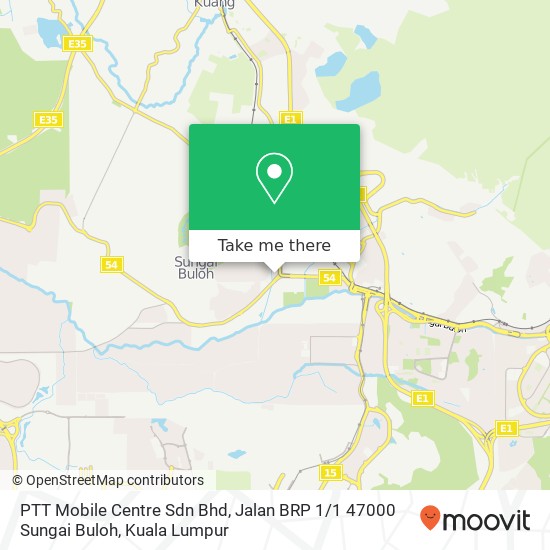 PTT Mobile Centre Sdn Bhd, Jalan BRP 1 / 1 47000 Sungai Buloh map