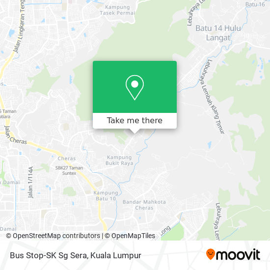 Bus Stop-SK Sg Sera map