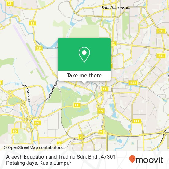 Areesh Education and Trading Sdn. Bhd., 47301 Petaling Jaya map