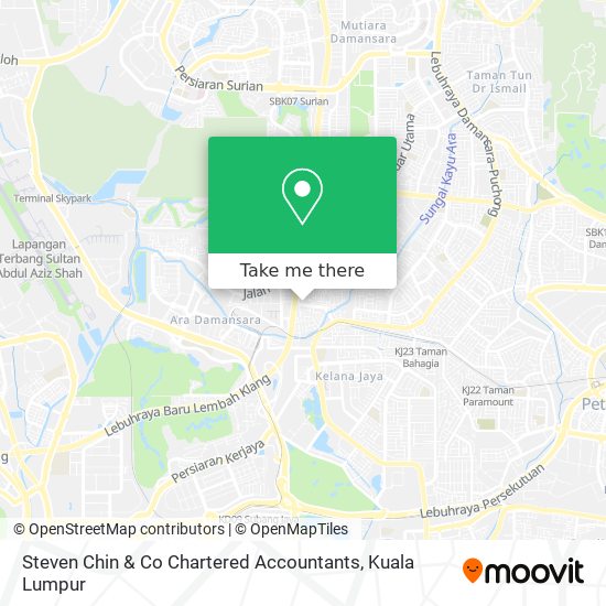 Steven Chin & Co Chartered Accountants map