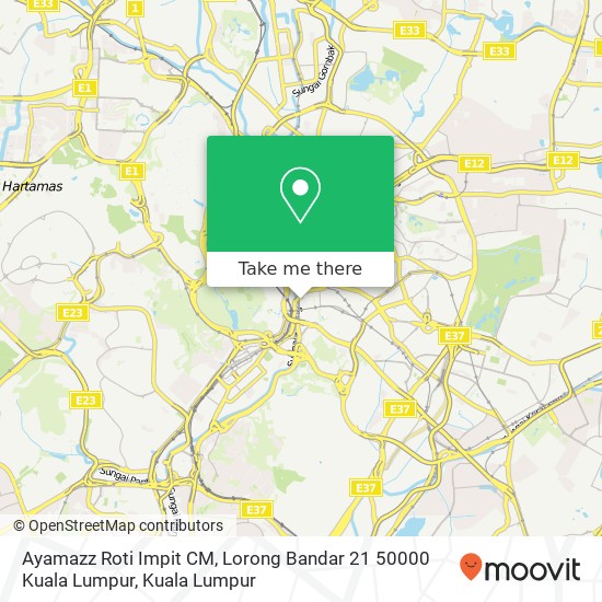 Ayamazz Roti Impit CM, Lorong Bandar 21 50000 Kuala Lumpur map