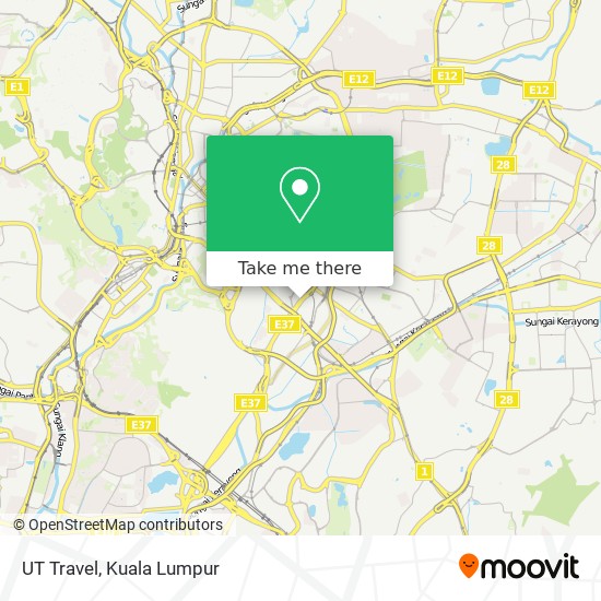 UT Travel map