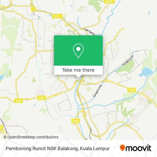 如何坐公交或捷运和轻快铁去hulu Langat的pemborong Runcit Nsk Balakong Moovit