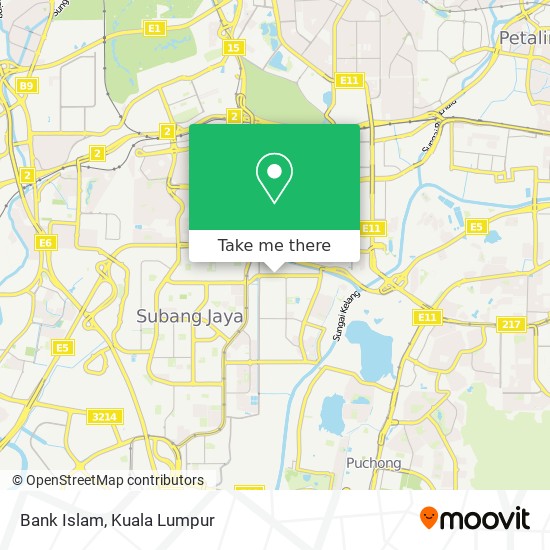 Bank Islam map