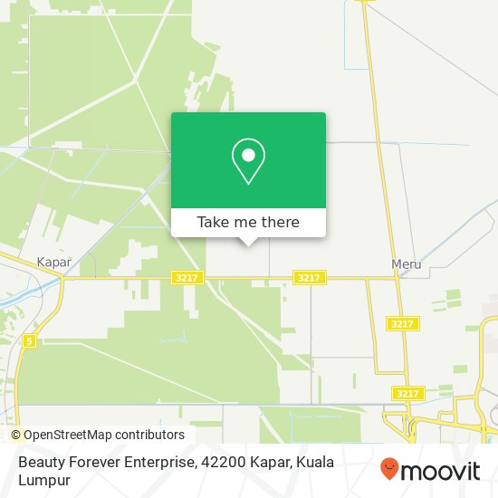 Beauty Forever Enterprise, 42200 Kapar map