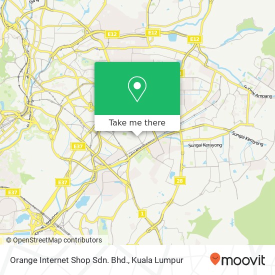 Orange Internet Shop Sdn. Bhd. map