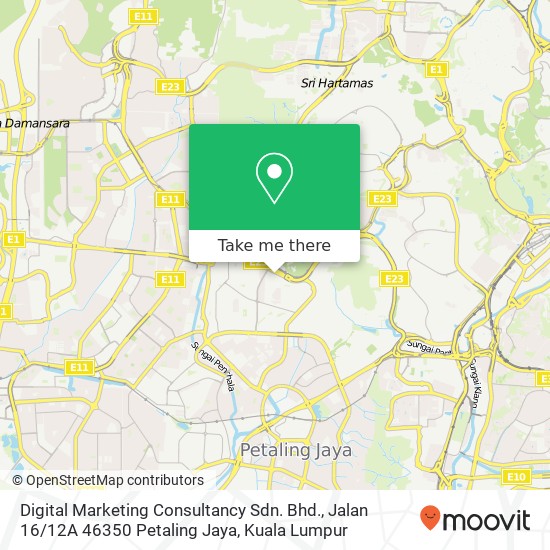 Digital Marketing Consultancy Sdn. Bhd., Jalan 16 / 12A 46350 Petaling Jaya map