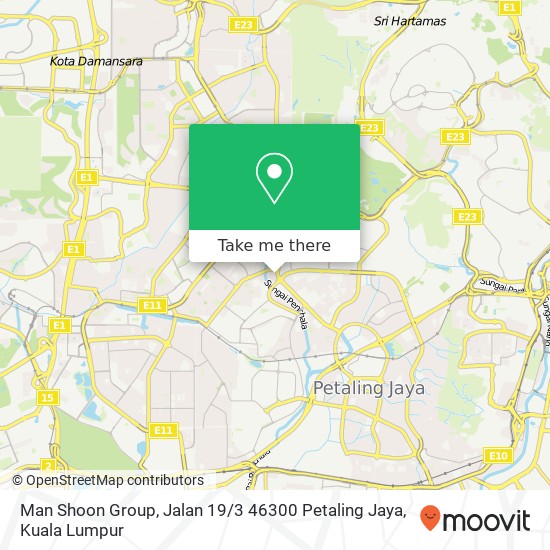 Man Shoon Group, Jalan 19 / 3 46300 Petaling Jaya map