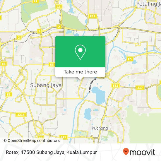 Rotex, 47500 Subang Jaya map