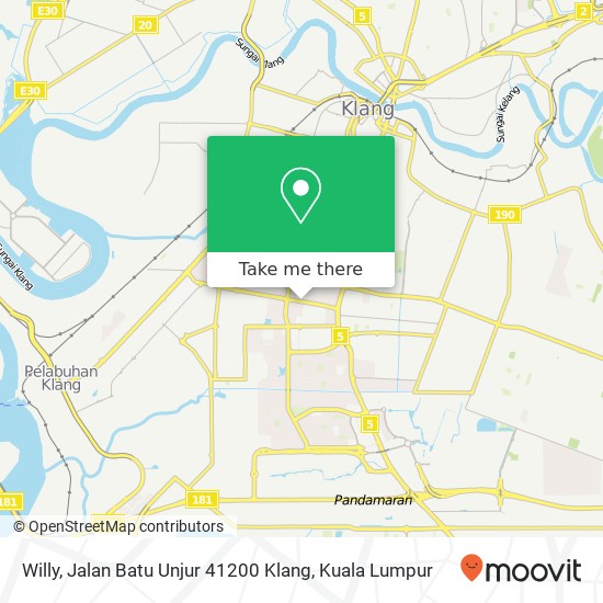 Willy, Jalan Batu Unjur 41200 Klang map