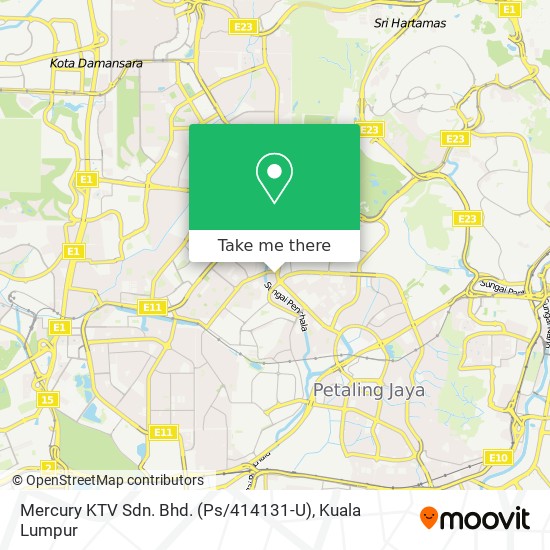Mercury KTV Sdn. Bhd. (Ps / 414131-U) map