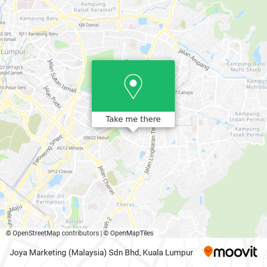 Joya Marketing (Malaysia) Sdn Bhd map