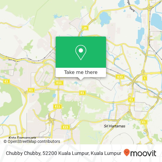 Peta Chubby Chubby, 52200 Kuala Lumpur