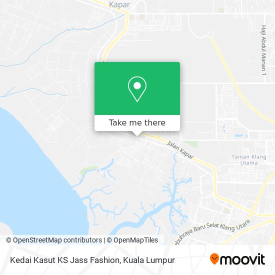 Kedai Kasut KS Jass Fashion map