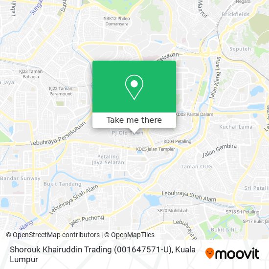Peta Shorouk Khairuddin Trading (001647571-U)
