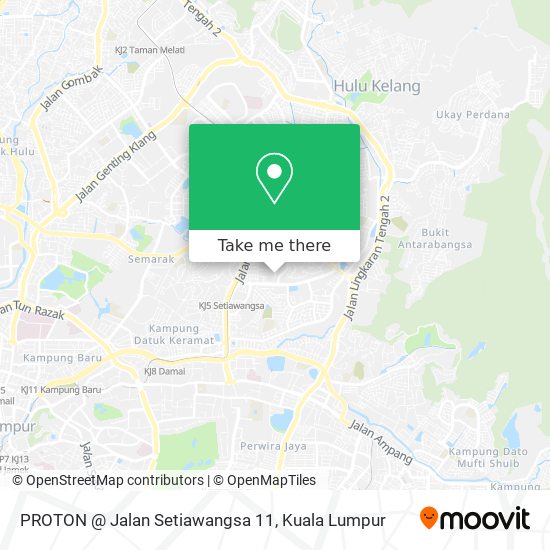 PROTON @ Jalan Setiawangsa 11 map