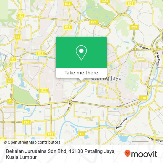Bekalan Jurusains Sdn Bhd, 46100 Petaling Jaya map