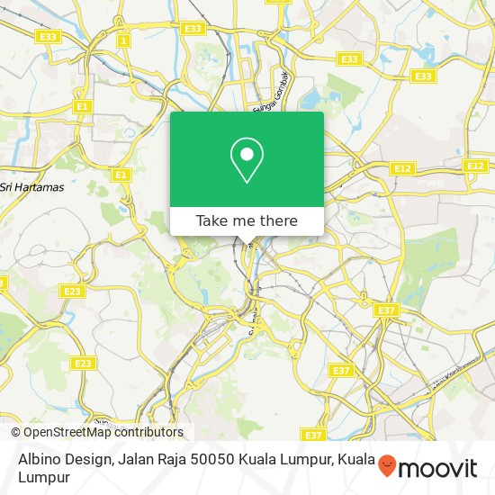 Albino Design, Jalan Raja 50050 Kuala Lumpur map