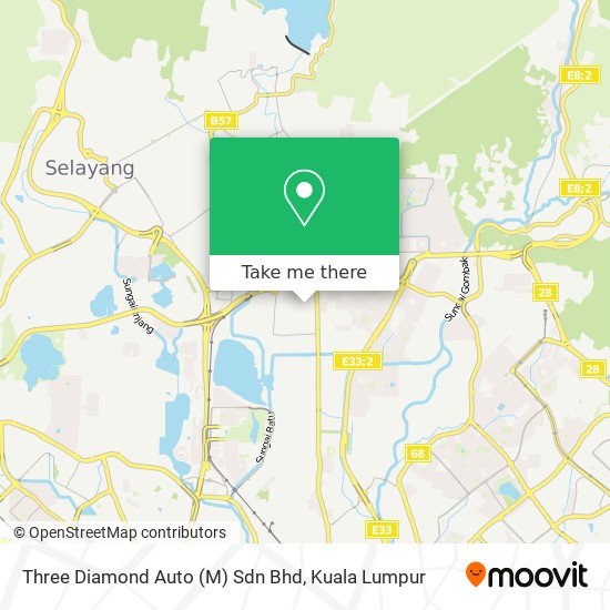 Three Diamond Auto (M) Sdn Bhd map