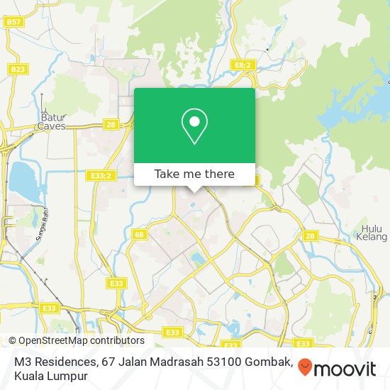 M3 Residences, 67 Jalan Madrasah 53100 Gombak map