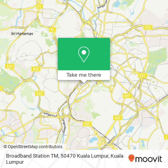 Broadband Station TM, 50470 Kuala Lumpur map