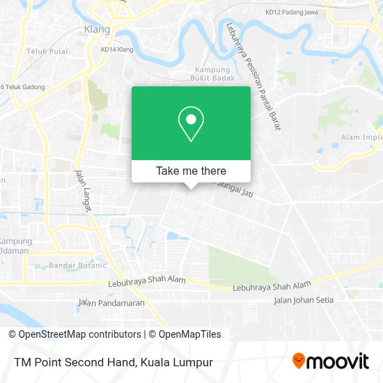 TM Point Second Hand map