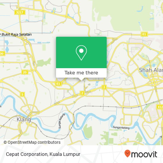 Cepat Corporation map