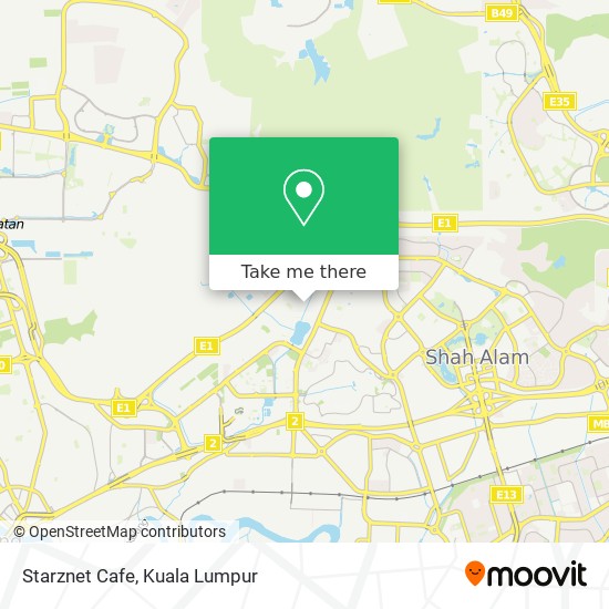 Starznet Cafe map