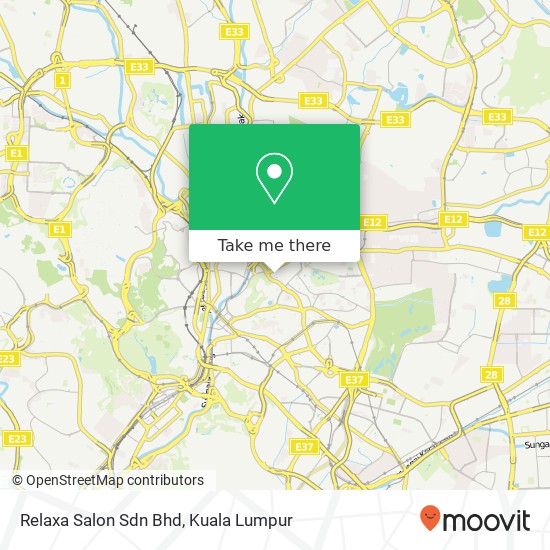 Peta Relaxa Salon Sdn Bhd