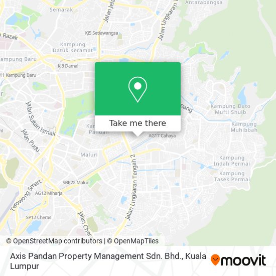 Axis Pandan Property Management Sdn. Bhd. map