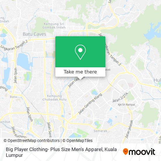 Big Player Clothing- Plus Size Men's Apparel map