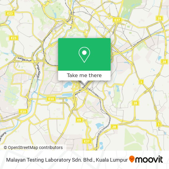 Malayan Testing Laboratory Sdn. Bhd. map